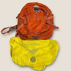 Osprey Momentum 30 Commuter Backpack with Rain Cover Orange 30L Day Pack